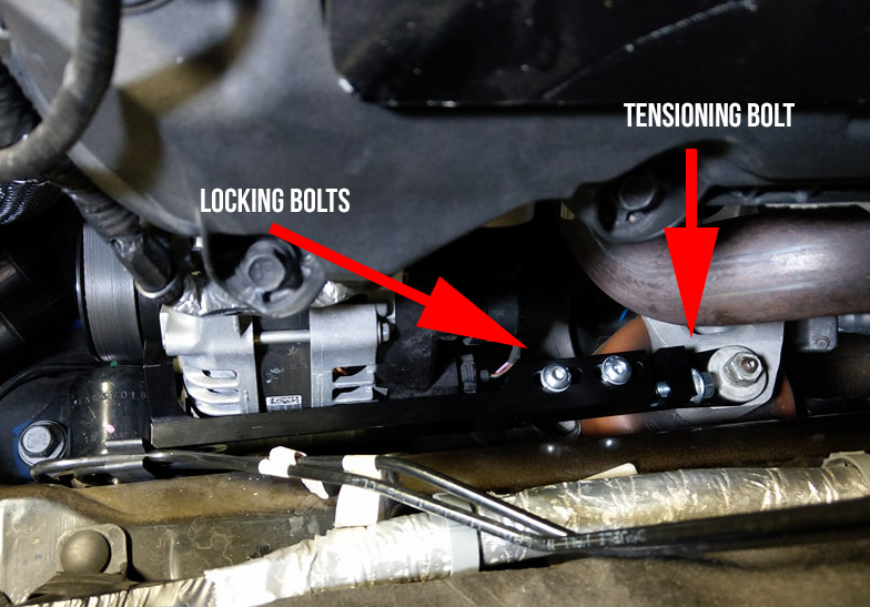 Place brace in the engine