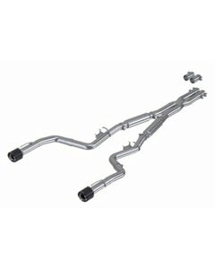 MBRP 17-21 Charger 5.7/6.1/6.4L 3in Dual Rear Exit SS Catback Exhaust w/ Carbon Fiber Tips