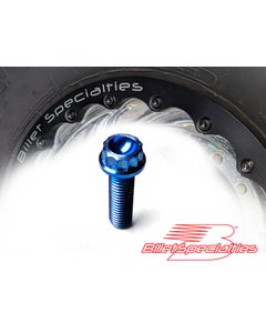 Blue Titanium Beadlock Bolt and Washer Kit for Billet Specialties Wheels (22)