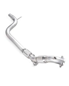 Stainless Works 2015-16 Mustang Downpipe 3in High-Flow Cats Factory Connection