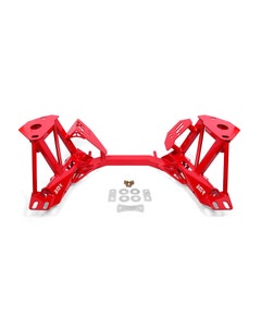 BMR 79-95 Ford Mustang K-Member Premium Version w/Spring Perches - Red