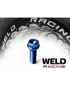 Blue Titanium Beadlock Bolt and Washer Kit for WELD Wheels (20)